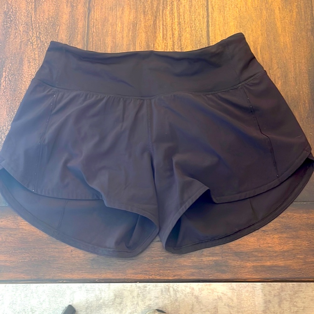 Size 4 lululemon shorts with 4 inch inseam